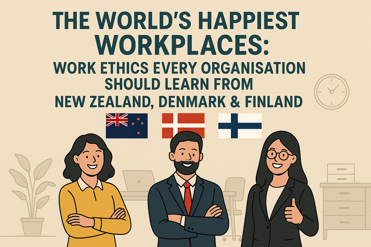 🌍The World’s Happiest Workplaces: Work Ethics Every Organisation Should Learn from New Zealand, Denmark & Finland