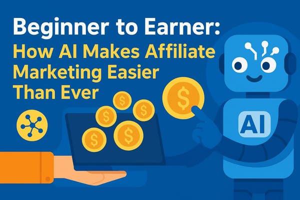 Beginner to Earner: How AI Makes Affiliate Marketing Easier Than Ever.
