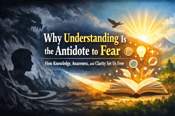 Why Understanding Is the Antidote to Fear : How Knowledge, Awareness, and Clarity Set Us Free